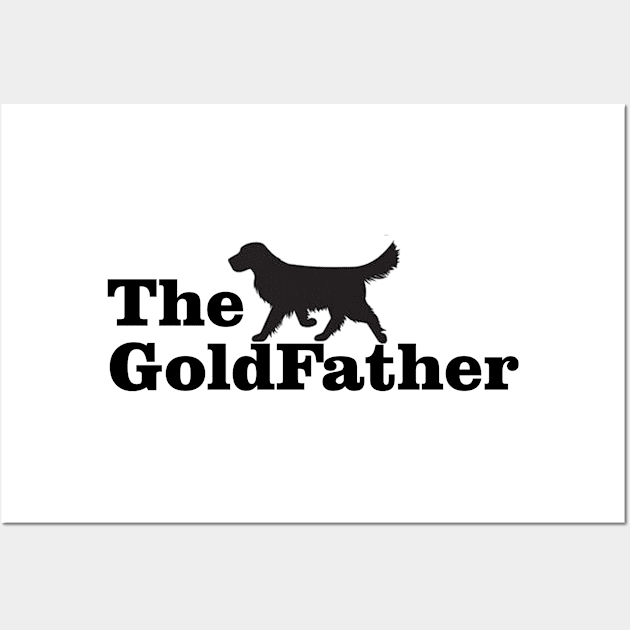 The Golden retriever father. Dog lover Wall Art by bang_ajar